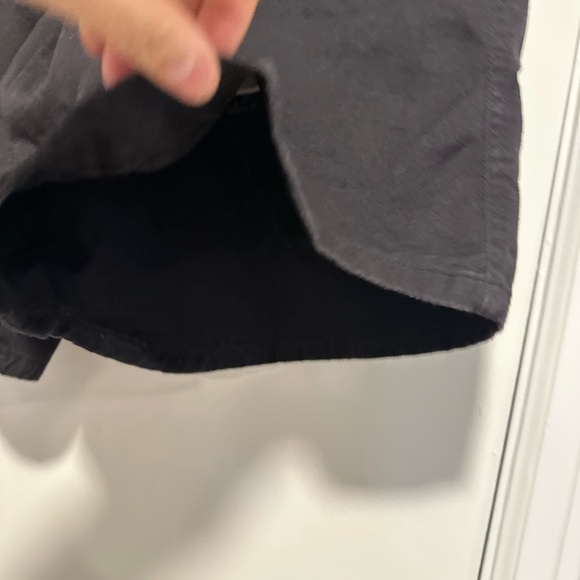 Vintage 90s Bugle Boy Mens Shorts Black Pleated High Waist. Slash Pockets. - Picture 10 of 12